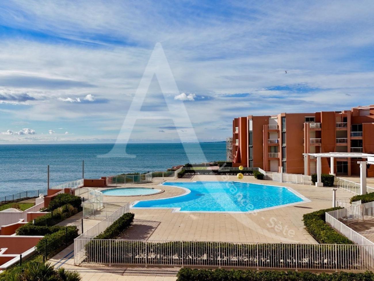 Studio Vue Mer Avec Pkg, Piscine, Tennis, Plage Direct Sète Kültér fotó