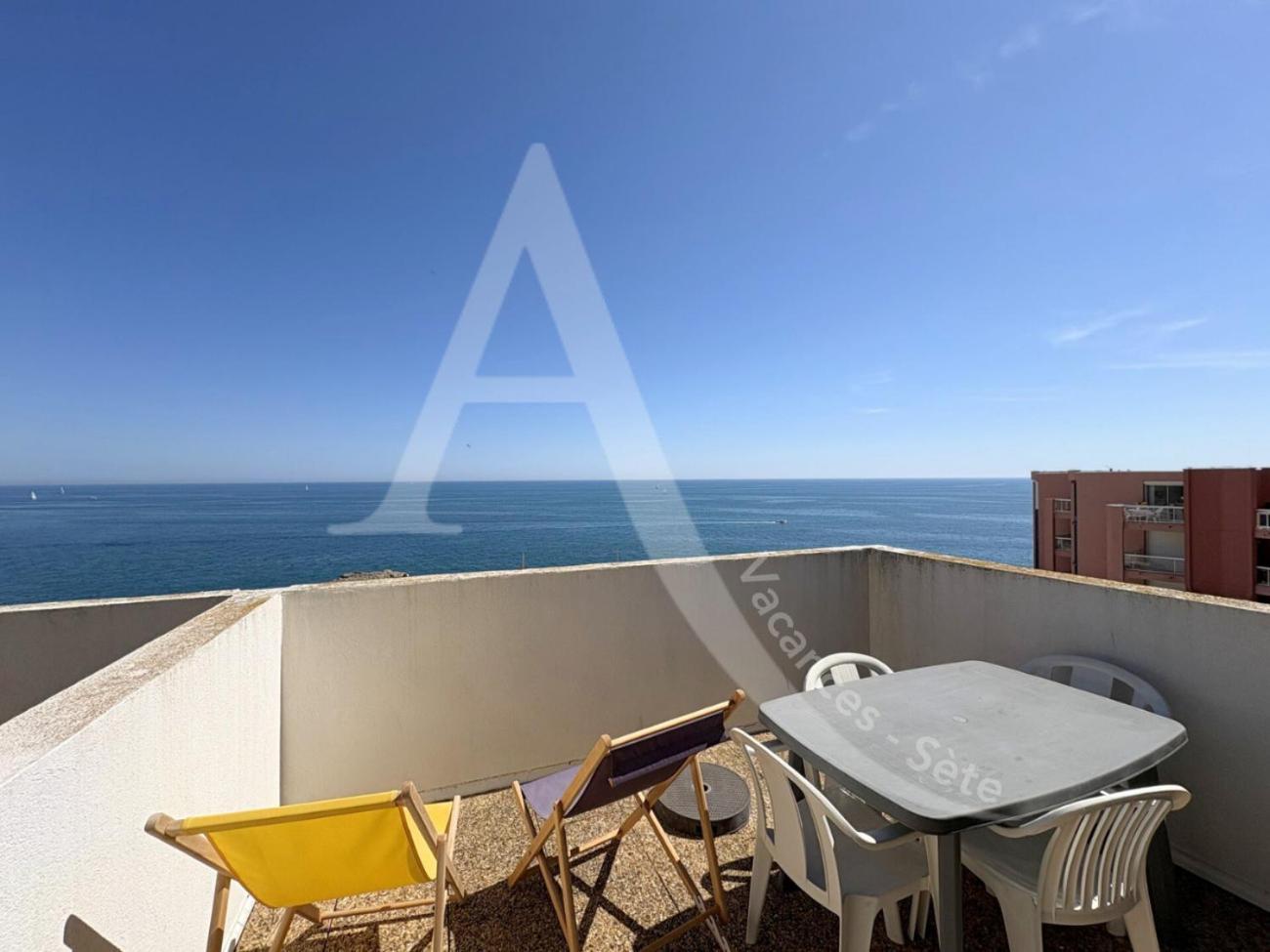 Studio Vue Mer Avec Pkg, Piscine, Tennis, Plage Direct Sète Kültér fotó