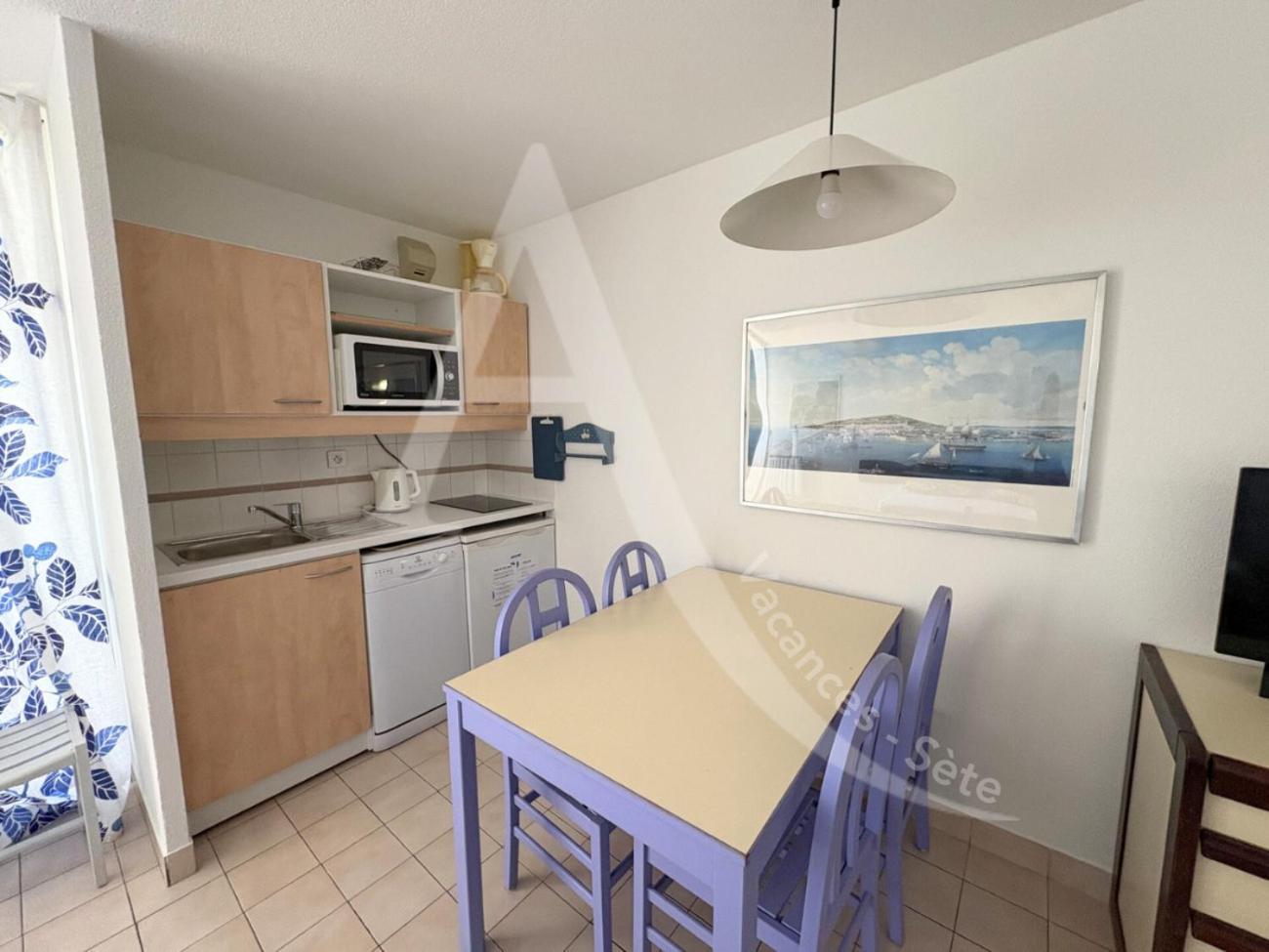 Studio Vue Mer Avec Pkg, Piscine, Tennis, Plage Direct Sète Kültér fotó